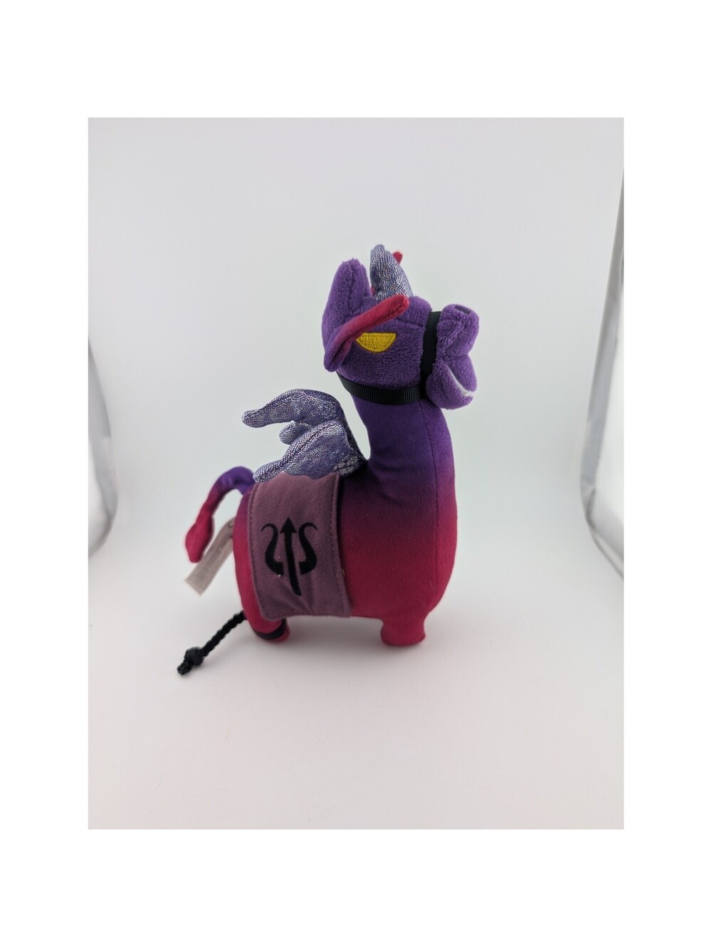 Fortnite Dark Llamacorn Plush Stuffed Animal 8" Purple Pink Red Russ